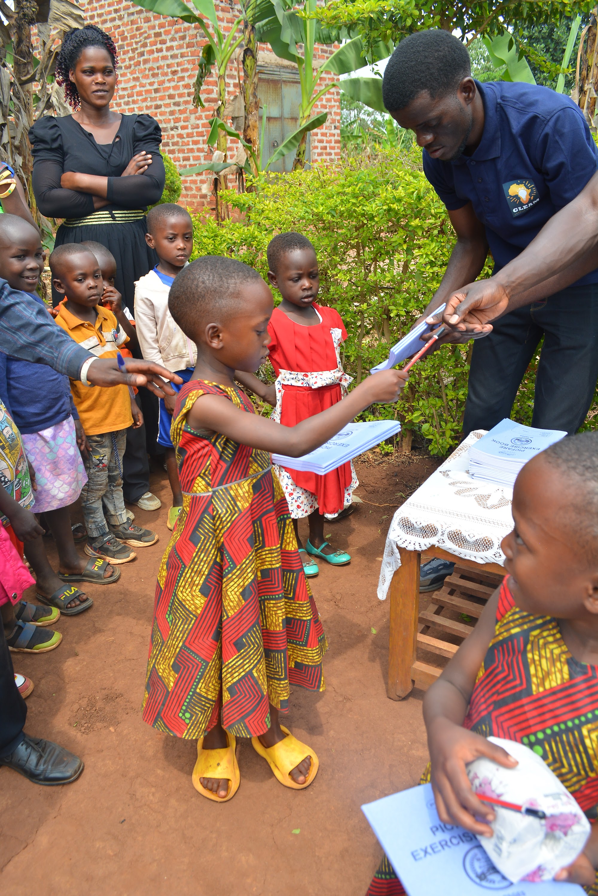 Volunteers and partners working together