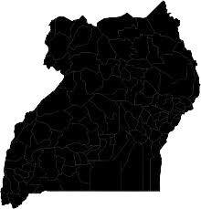 Map of Uganda